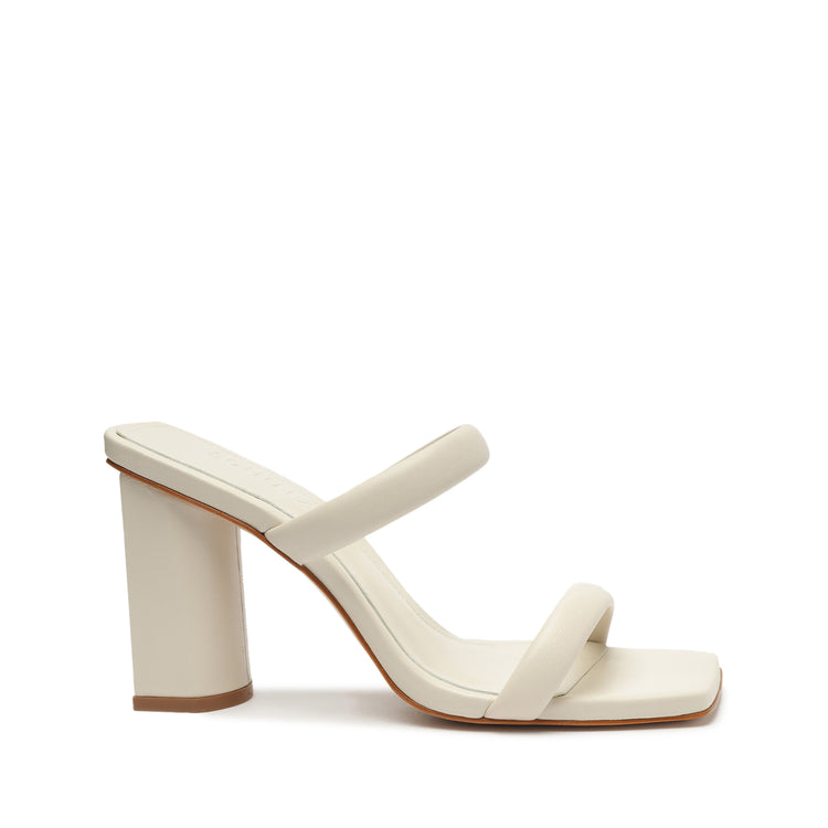 Ully Nappa Leather Sandal Sandals Spring 23 5 Pearl Nappa Leather - Schutz Shoes