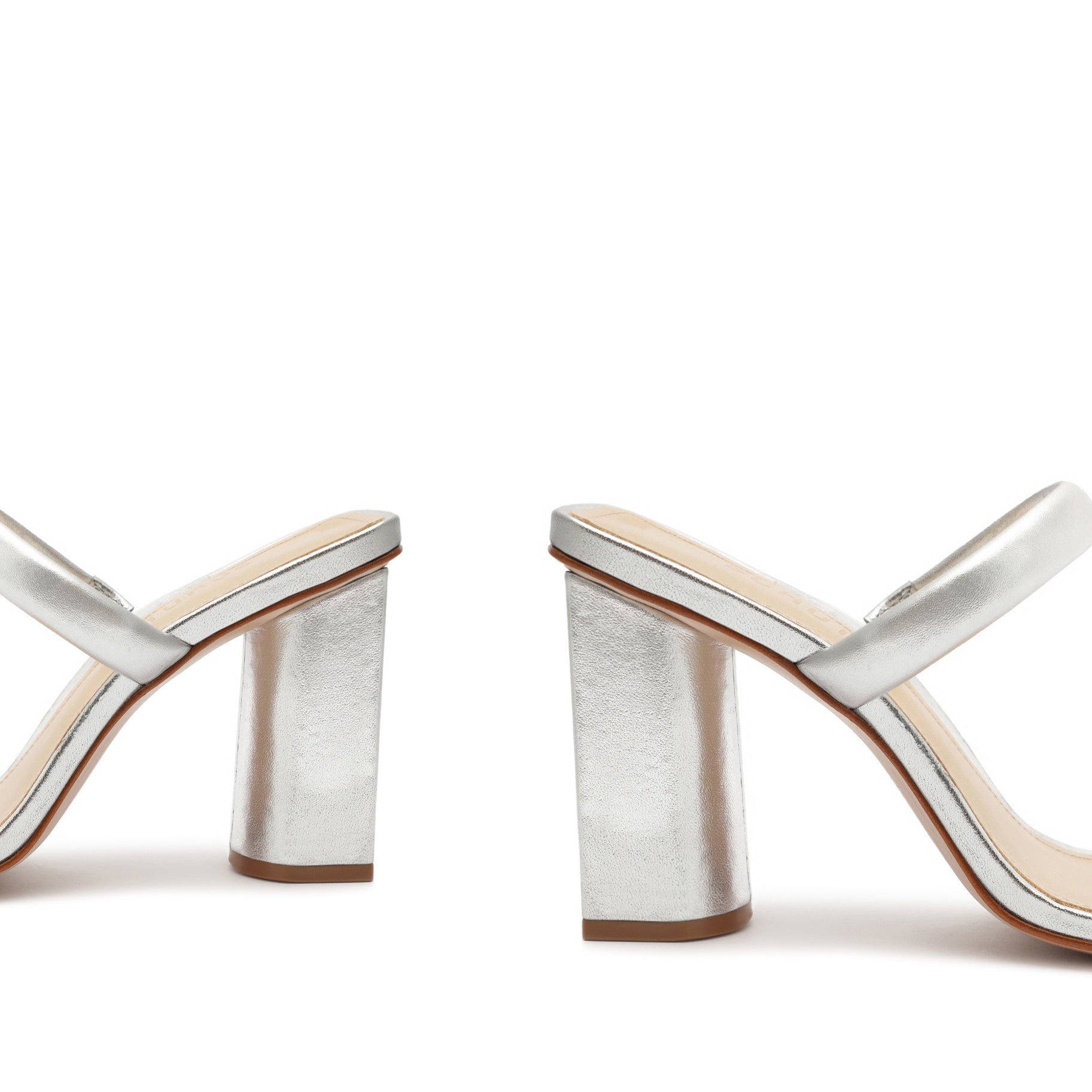 Ully Metallic Leather Sandal - Schutz Shoes