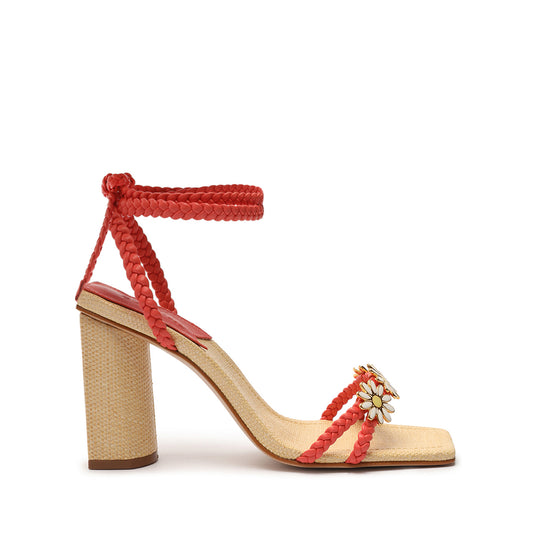 Hina Atanado Leather Sandal Sandals Sale 5 Coral Atanado Leather - Schutz Shoes