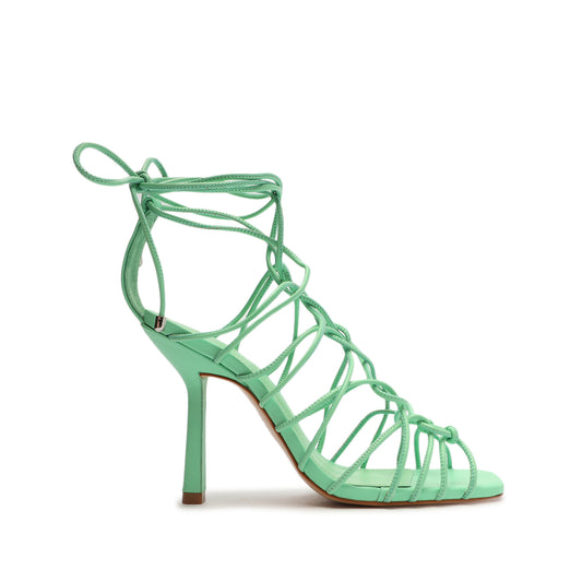 Heyde Nappa Leather Sandal Sandals Sale 5 Deep Mint Nappa Leather - Schutz Shoes