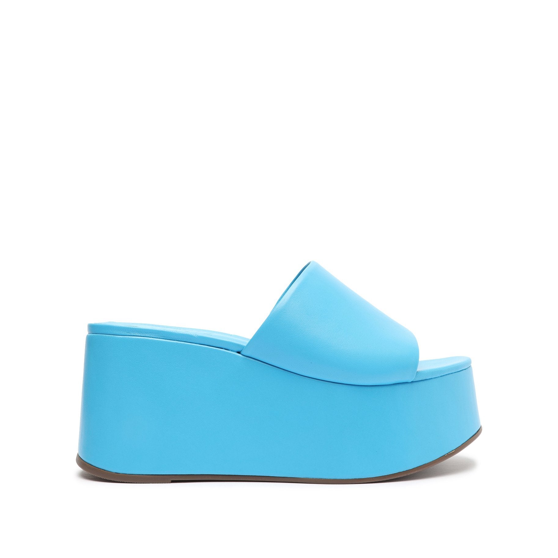 Marih Nappa Leather Sandal Sandals Sale 5 True Blue Nappa Leather - Schutz Shoes