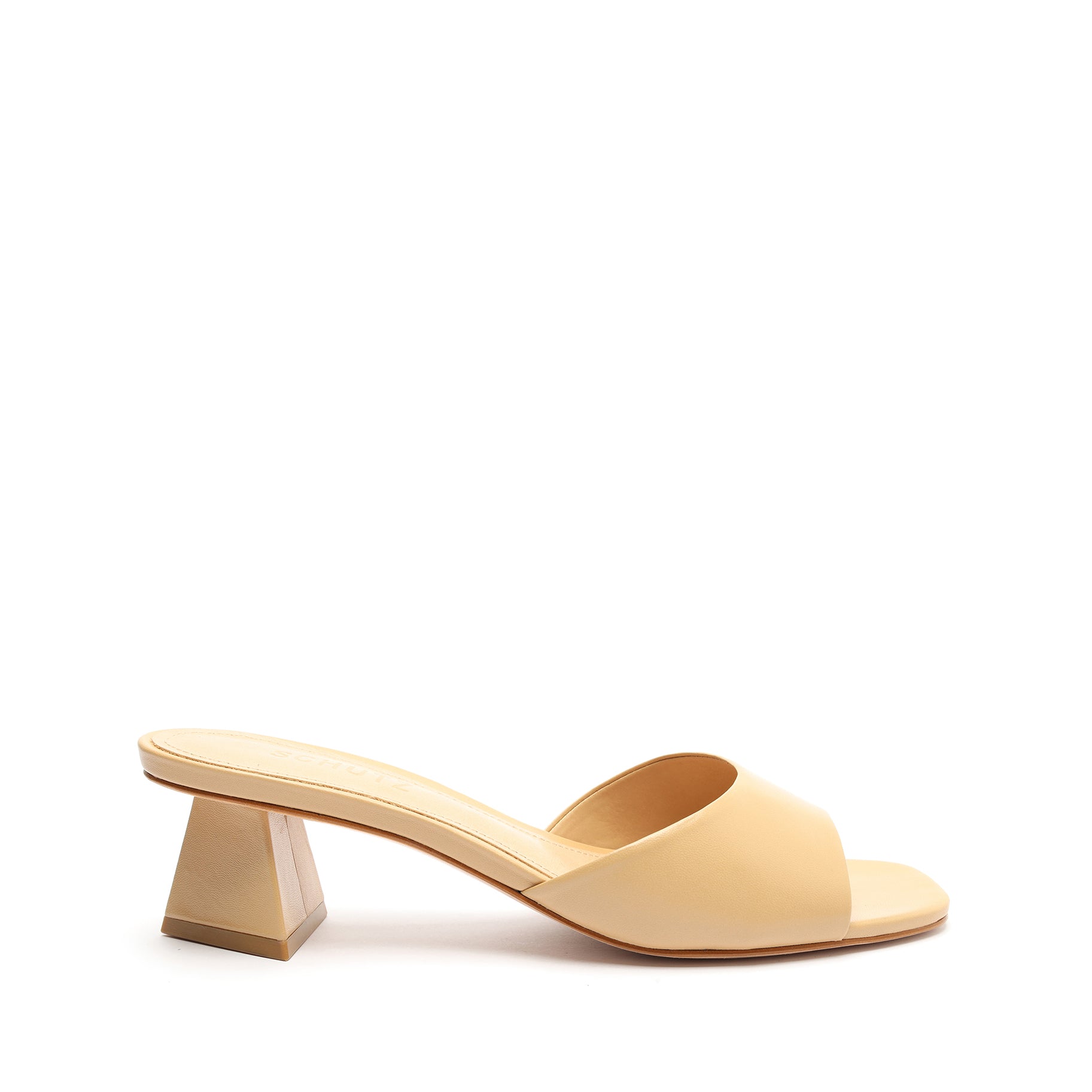 Lizah Lo Leather Sandal Sandals Sale 5 Honey Beige Leather - Schutz Shoes