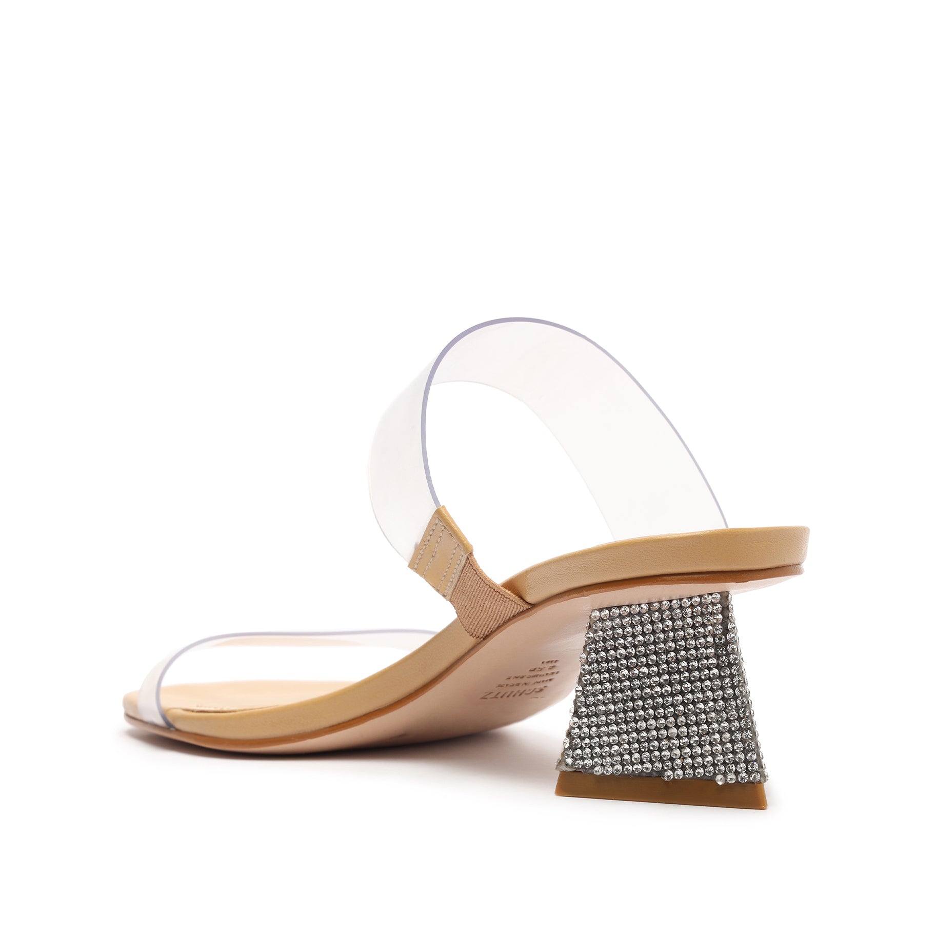 Ariellen Low Vinyl & Rhinestones Mule Sandals Sale    - Schutz Shoes