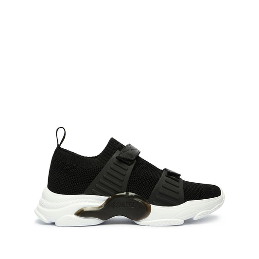 Melyna Sneaker Sneakers Sale 5 Black Knit & Leather - Schutz Shoes