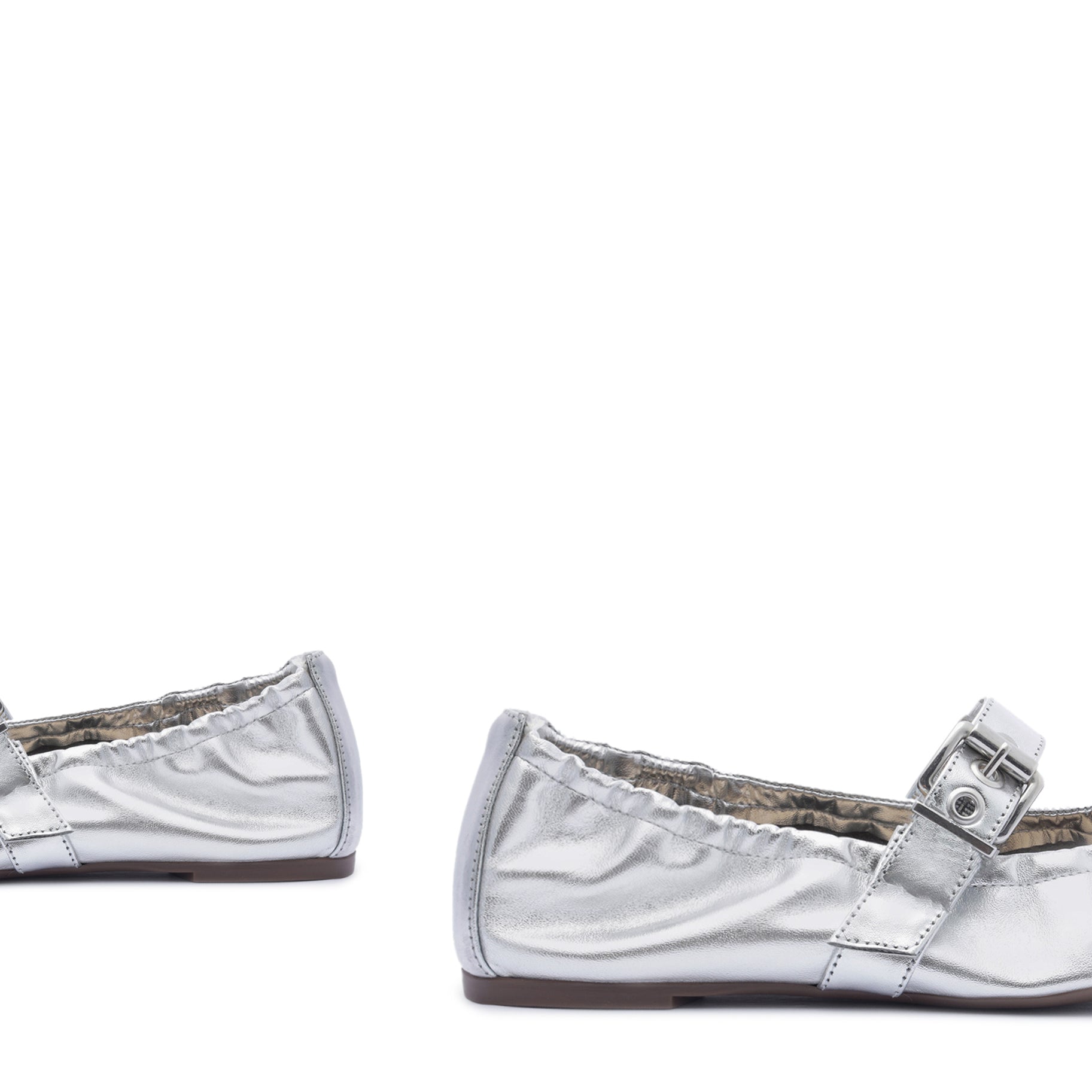 Calita Metallic Leather Flat Flats RESORT 24    - Schutz Shoes