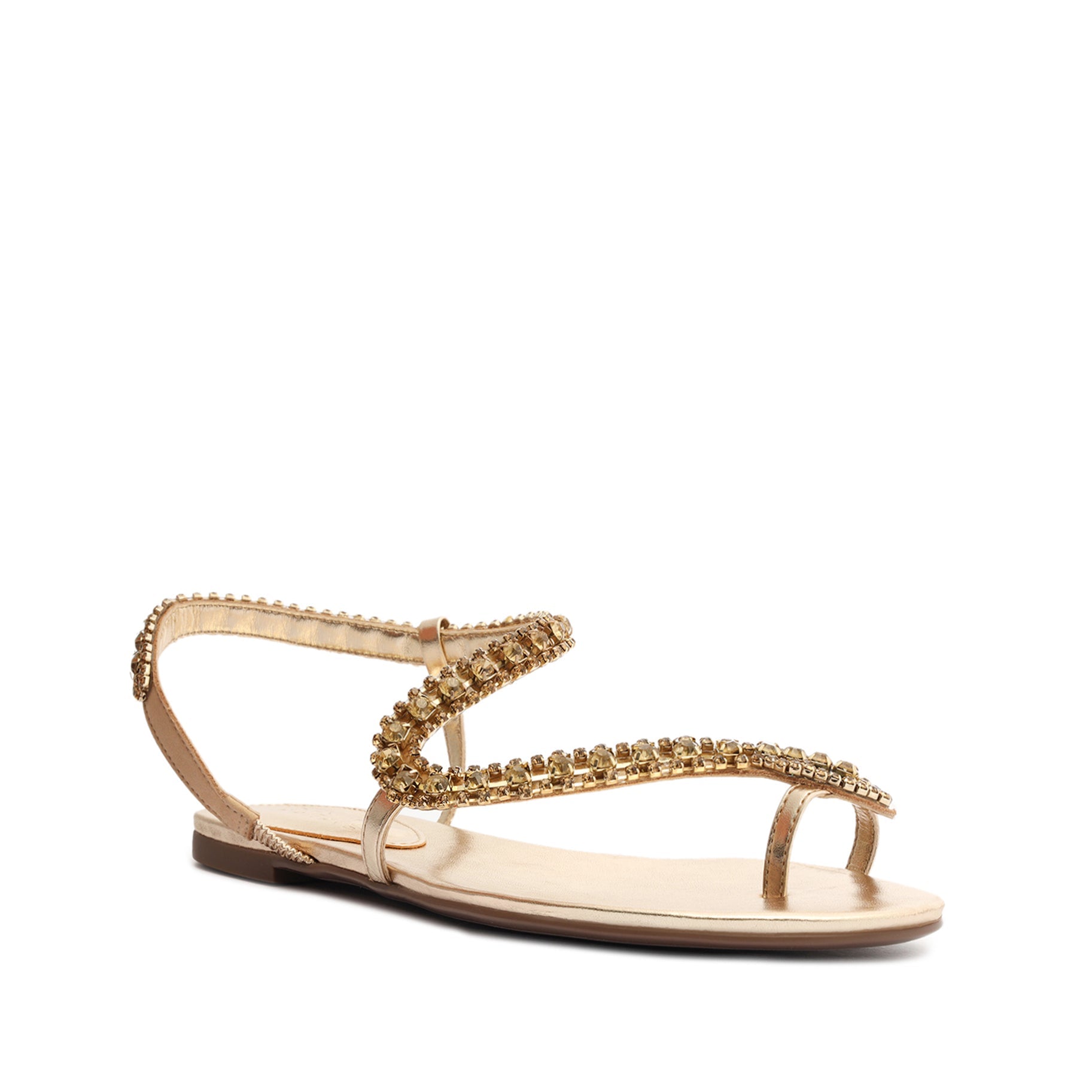 Court Metallic Sandal Flats Sale    - Schutz Shoes