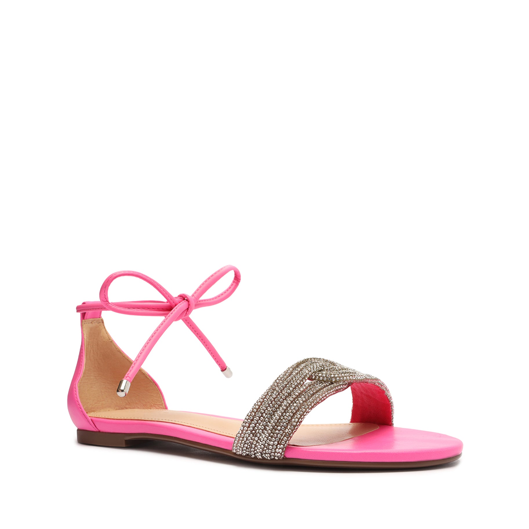 Andy Nappa Leather Sandal Flats Sale    - Schutz Shoes