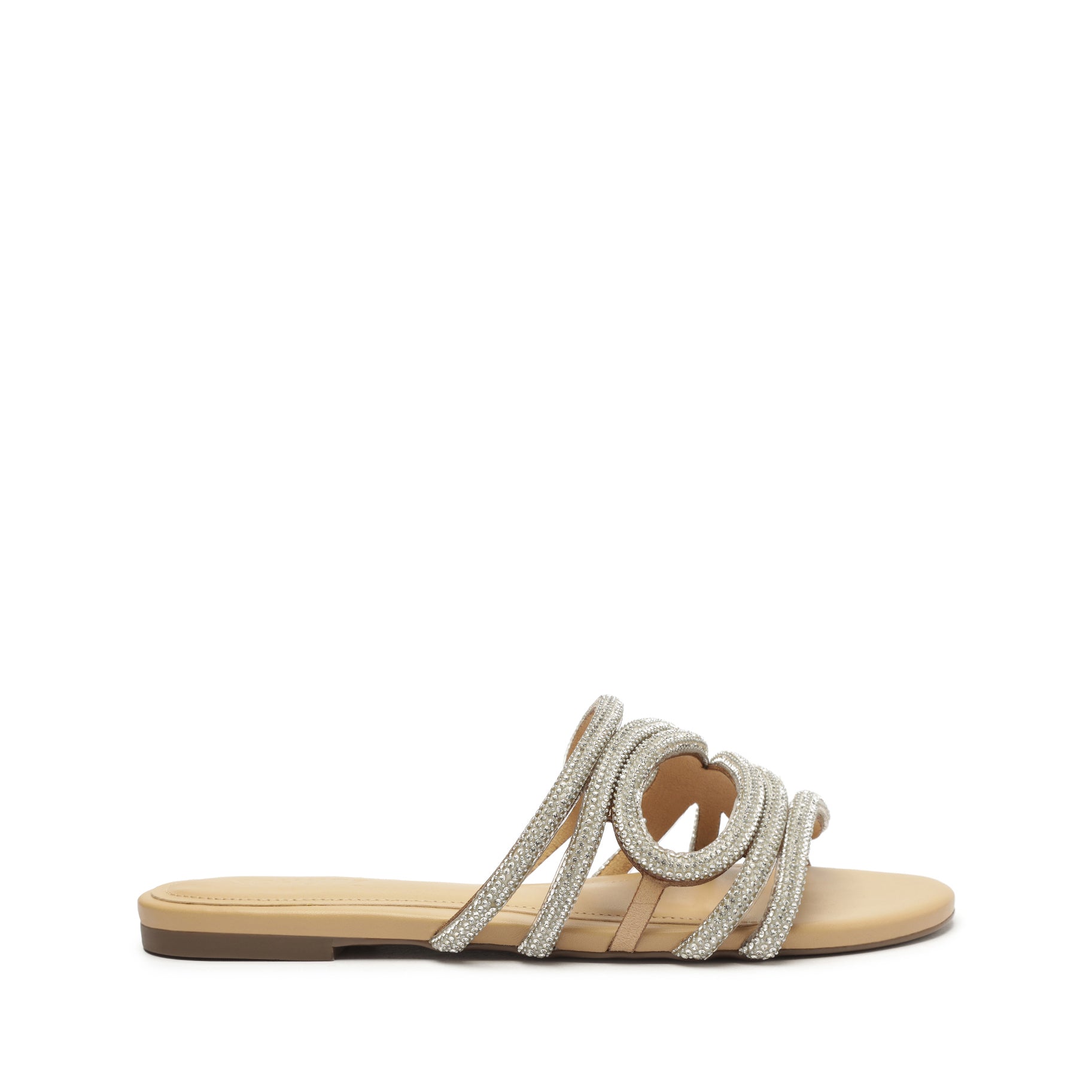 Arwen Nubuck Sandal Summer 23 5 Light Beige Nubuck - Schutz Shoes