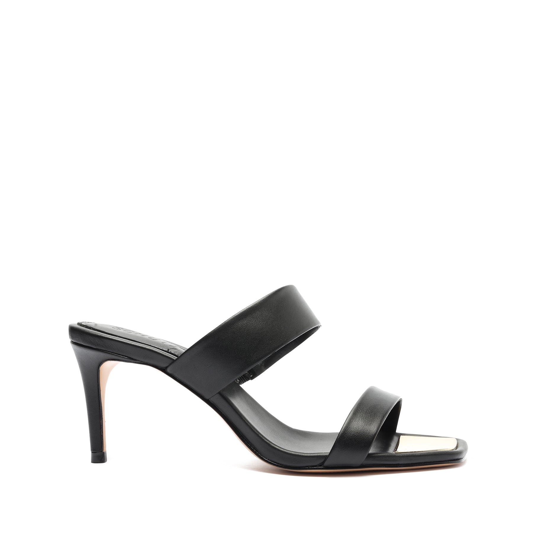 Aruana Leather Sandal Sandals Sale 5 Black Napa Leather - Schutz Shoes