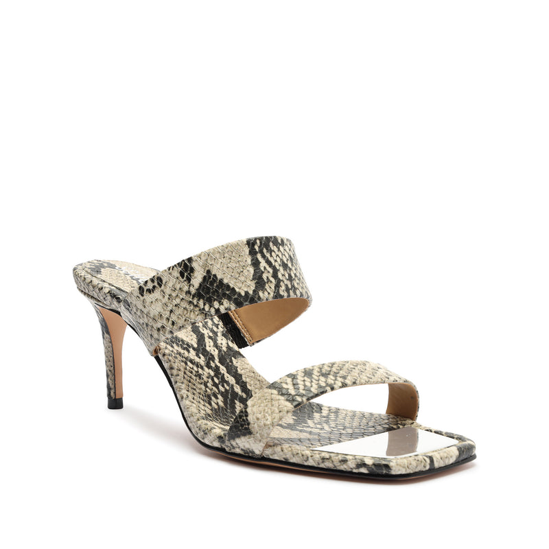 Aruana Snake-Embossed Leather Sandal Sandals Sale    - Schutz Shoes