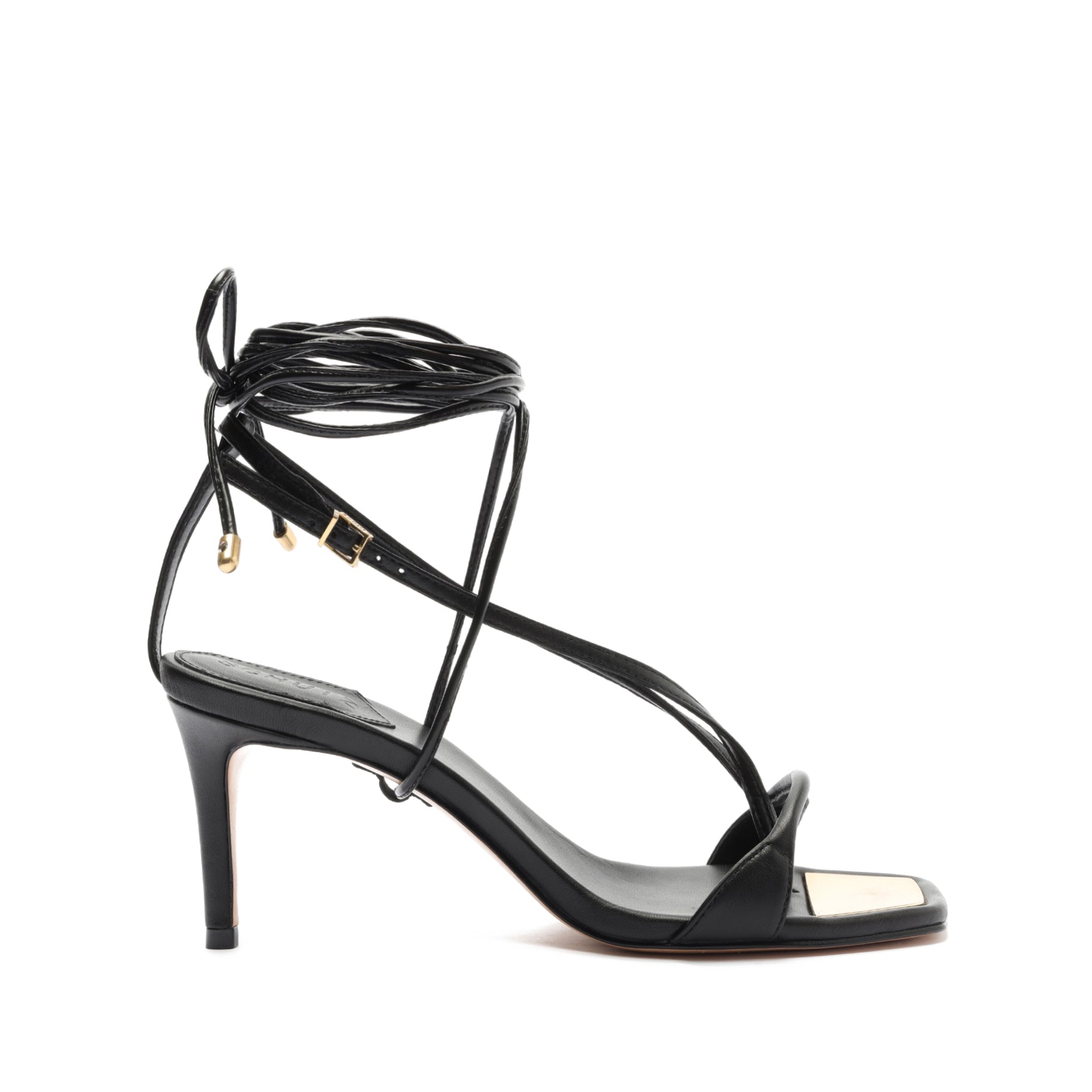 Vikki Lo Leather Sandal Sandals OLD - ESSENTIAL 5 Black Leather - Schutz Shoes