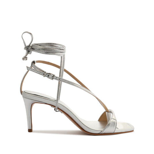 Vikki Lo Metallic Leather Sandal Sandals OLD 5 Silver Metallic Leather - Schutz Shoes