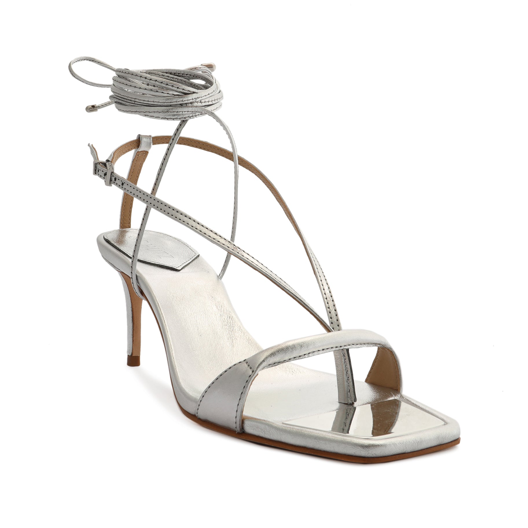 Vikki Lo Metallic Leather Sandal Sandals OLD    - Schutz Shoes