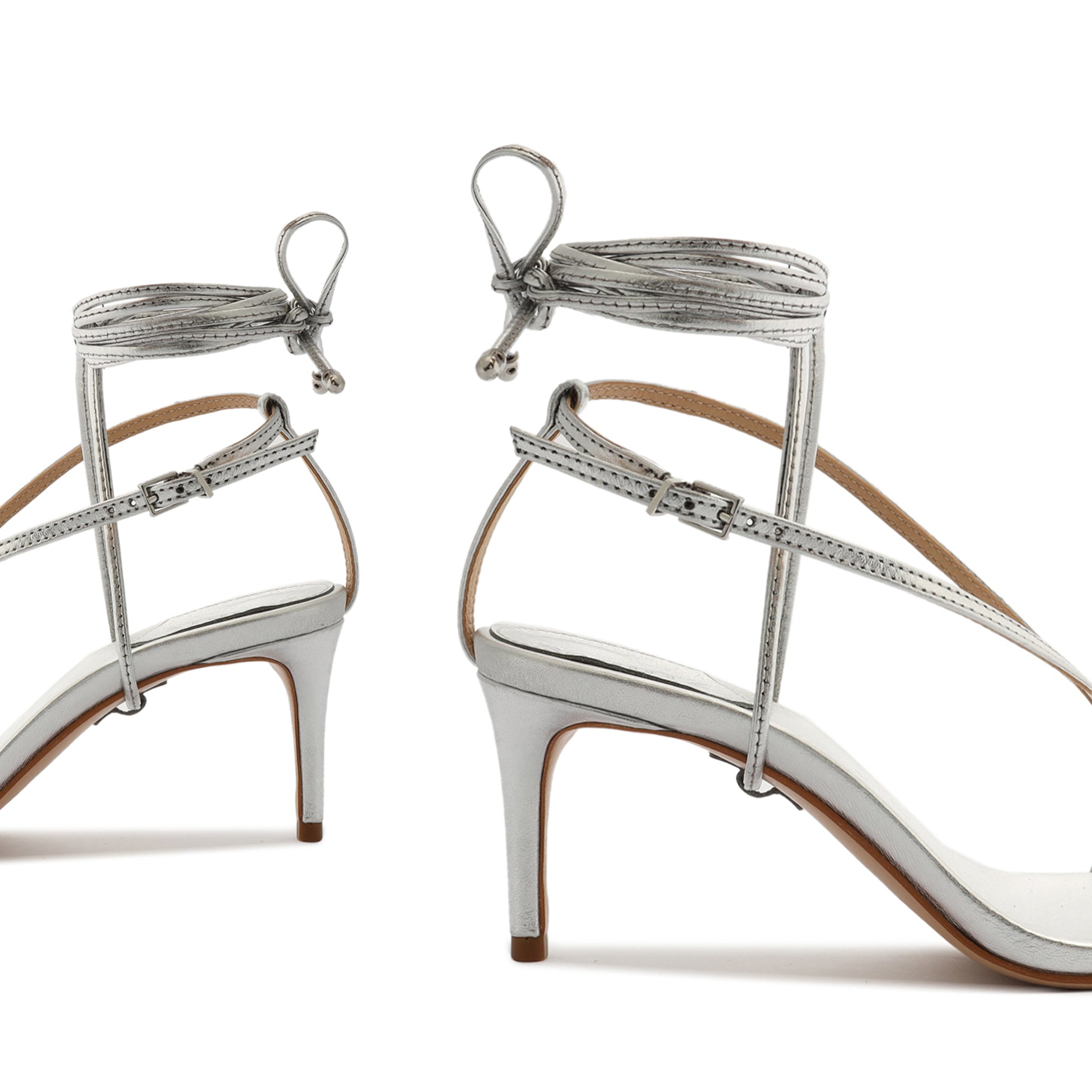 Vikki Lo Metallic Leather Sandal Sandals OLD    - Schutz Shoes