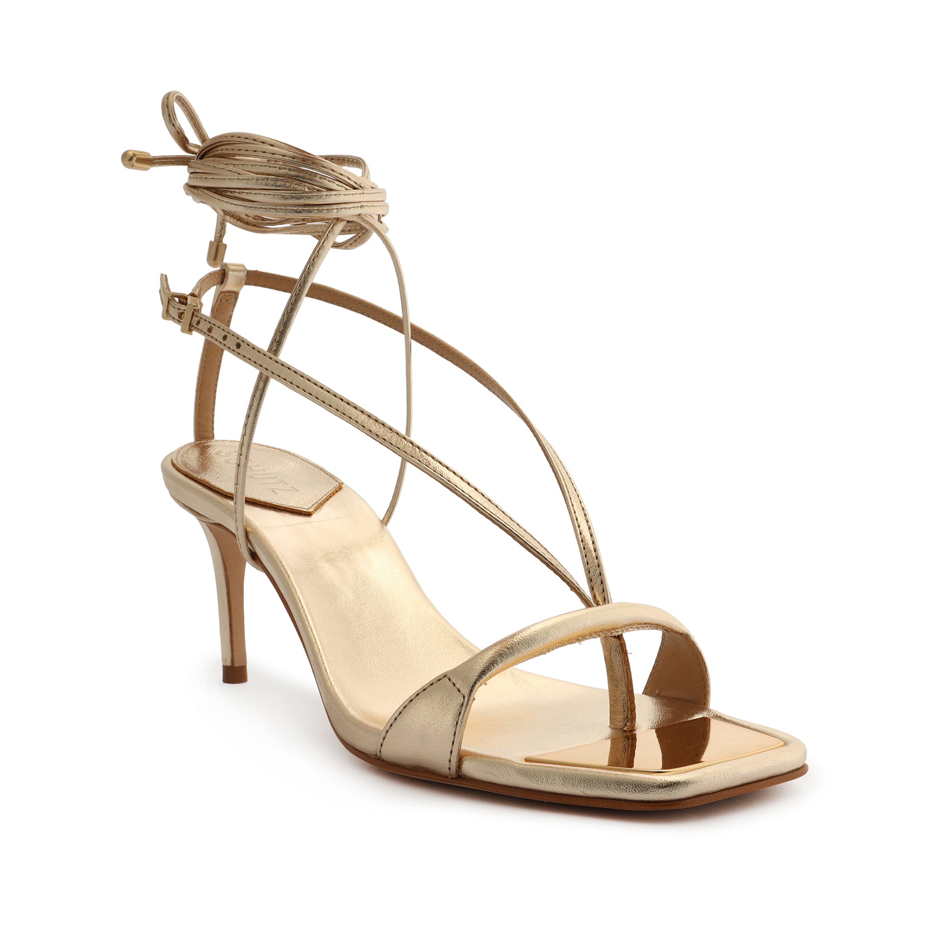 Vikki Lo Metallic Leather Sandal Sandals Sale    - Schutz Shoes