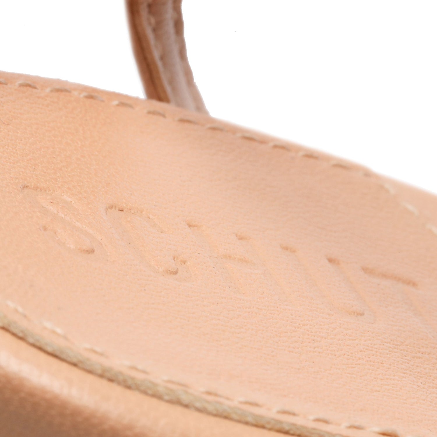Vikki Leather Sandal Honey Beige Leather