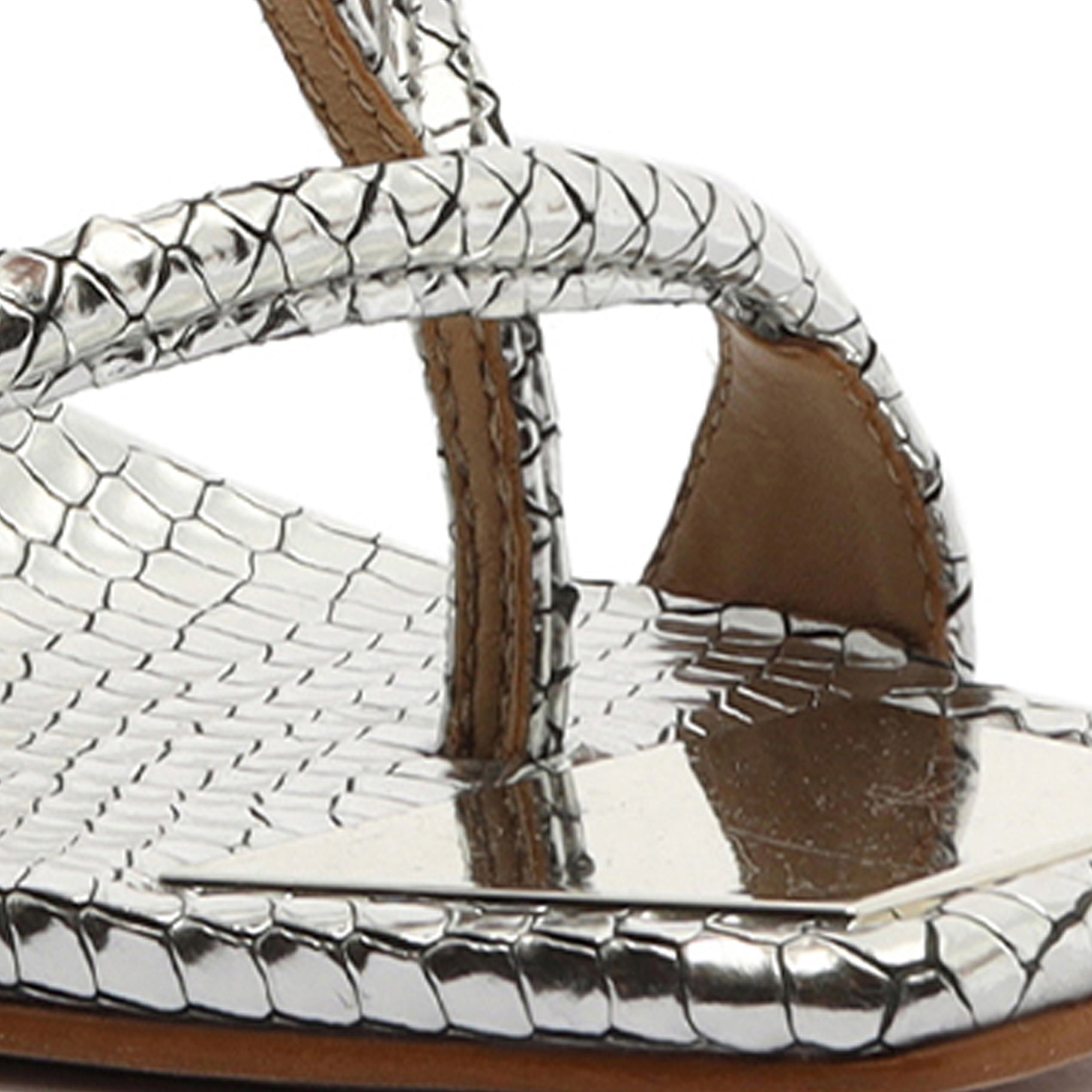 Vikki Metallic Leather Sandal Sandals OLD    - Schutz Shoes