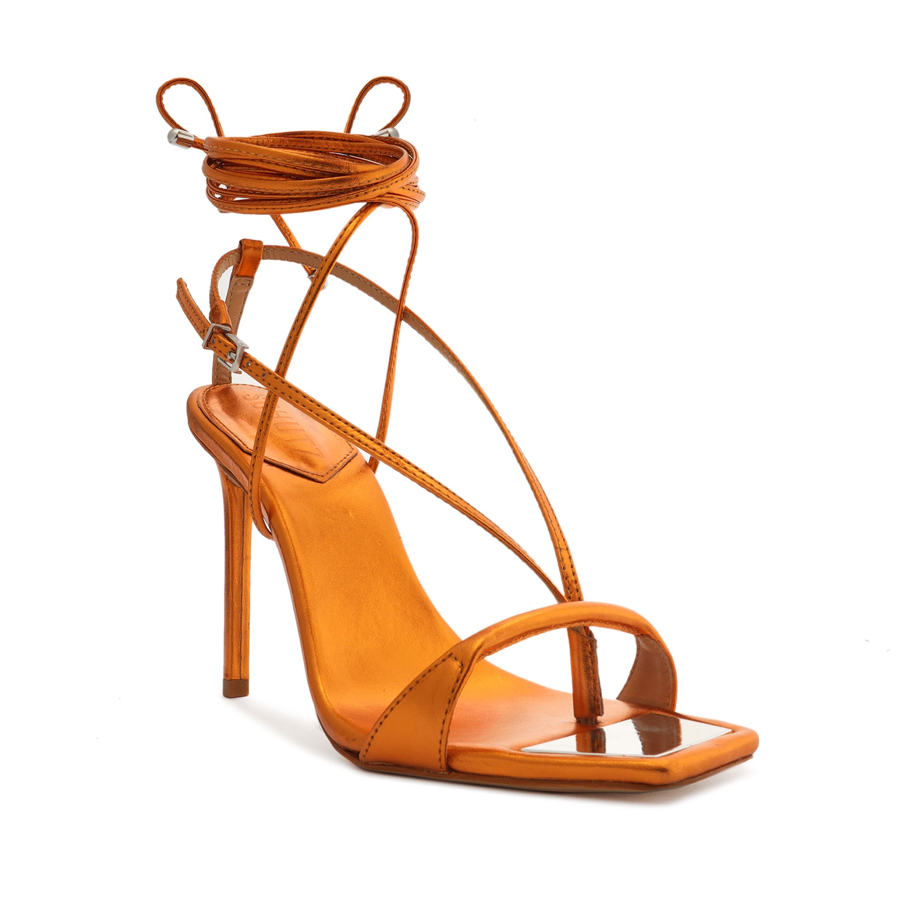 Vikki Metallic Leather Sandal Sandals OLD    - Schutz Shoes