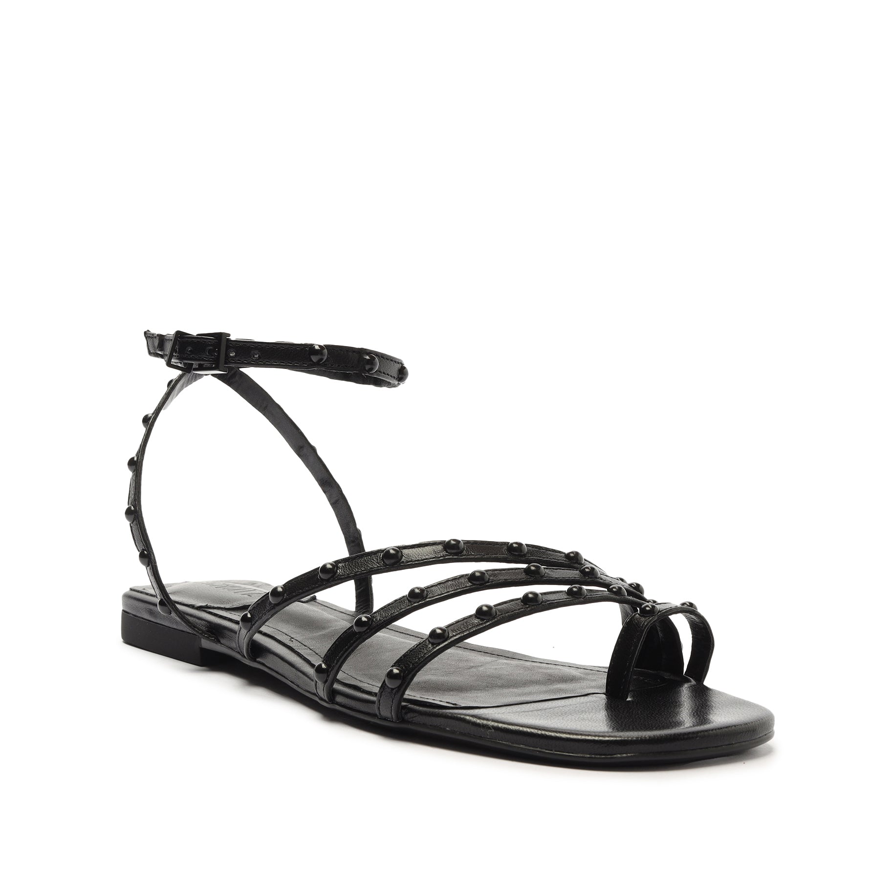 Anne Nappa Leather Flat Sandal Flats Sale    - Schutz Shoes