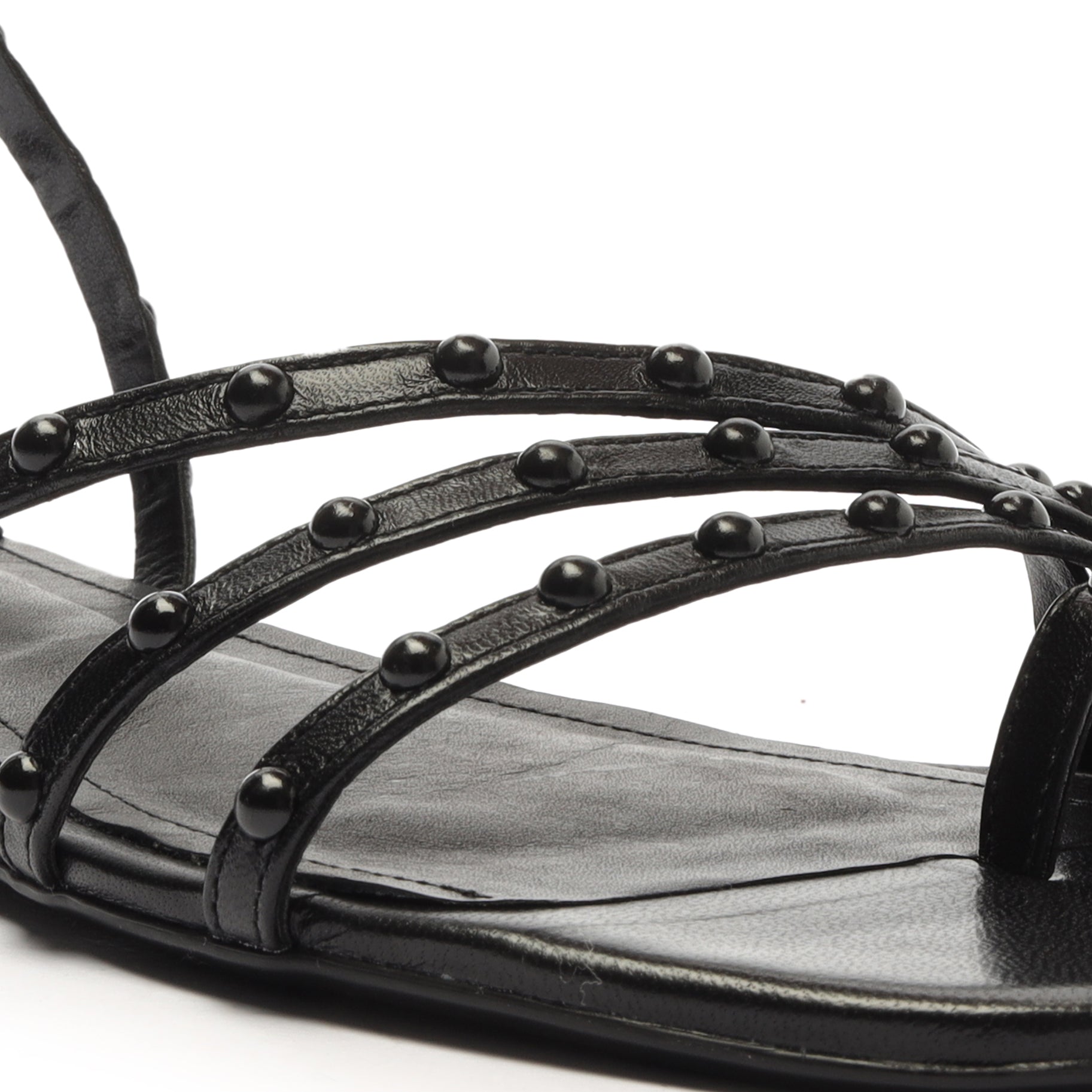 Anne Nappa Leather Flat Sandal Flats Sale    - Schutz Shoes