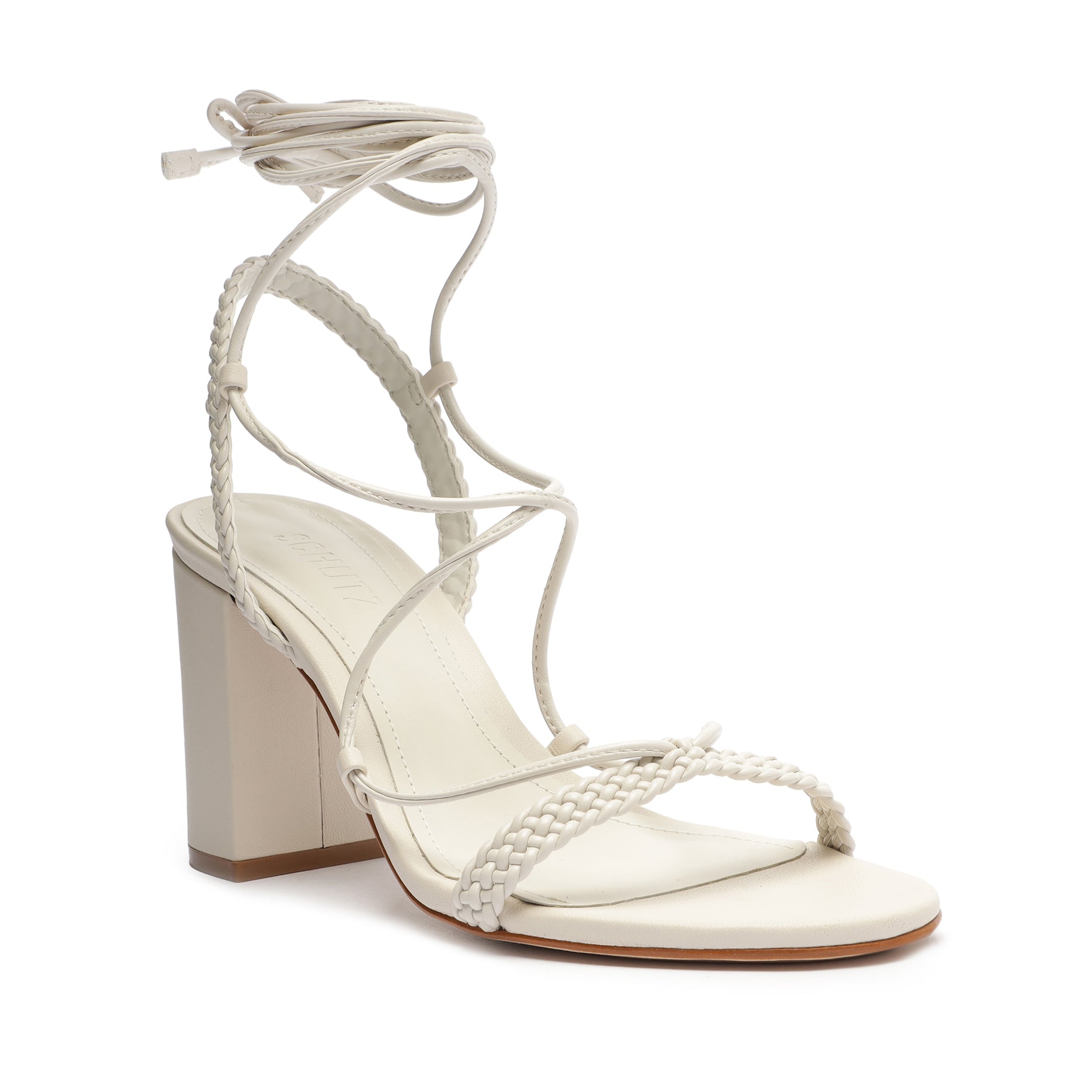 Maxima Block Leather Sandal Sandals Spring 23    - Schutz Shoes