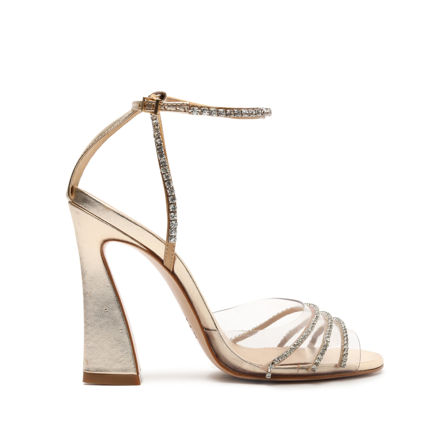 Rowenah Metallic Nappa Leather Sandal Sandals OLD 5 Platina Gold Metallic Nappa Leather - Schutz Shoes