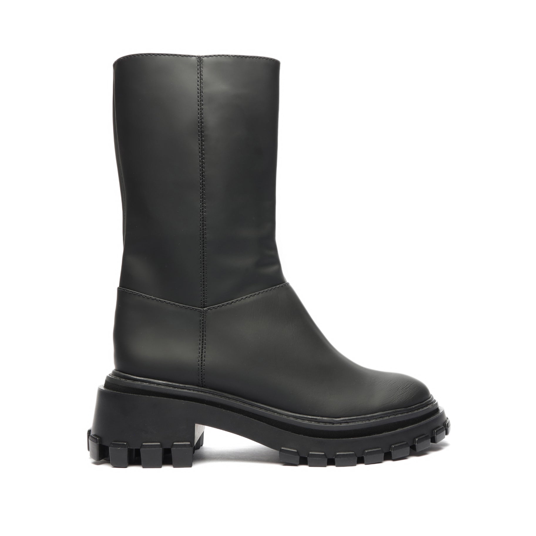 Juany Rubber Leather Boot Booties Sale 5 Black Leather - Schutz Shoes