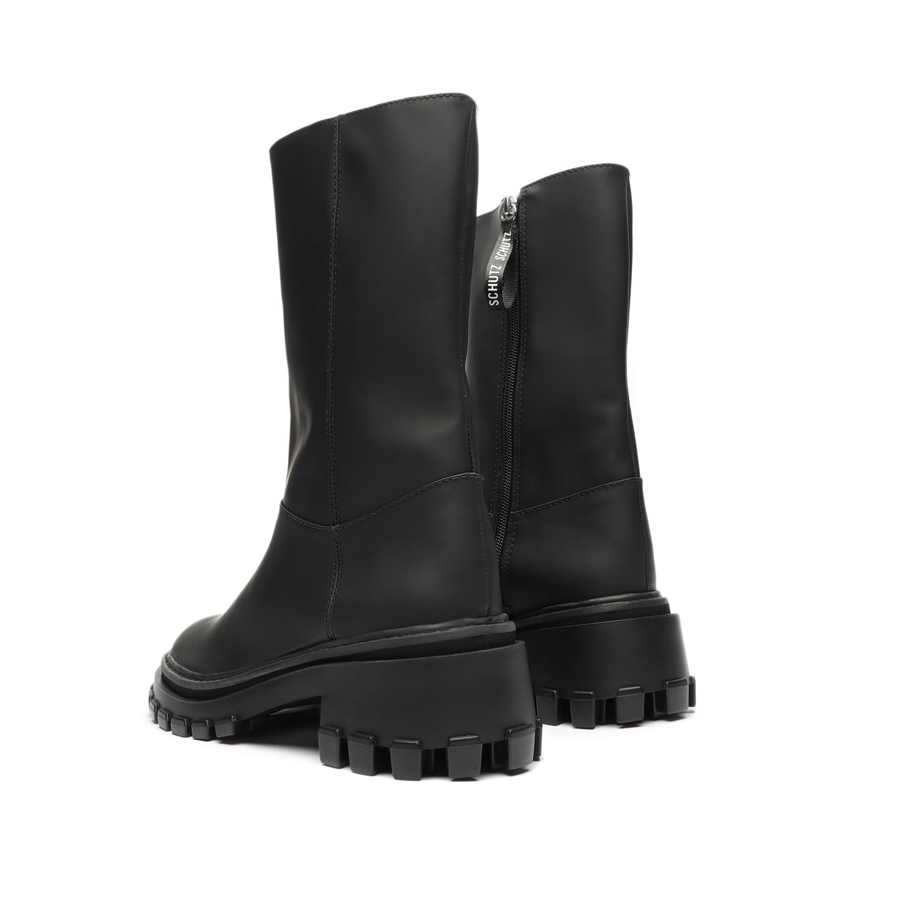 Juany Rubber Leather Boot Booties Sale    - Schutz Shoes