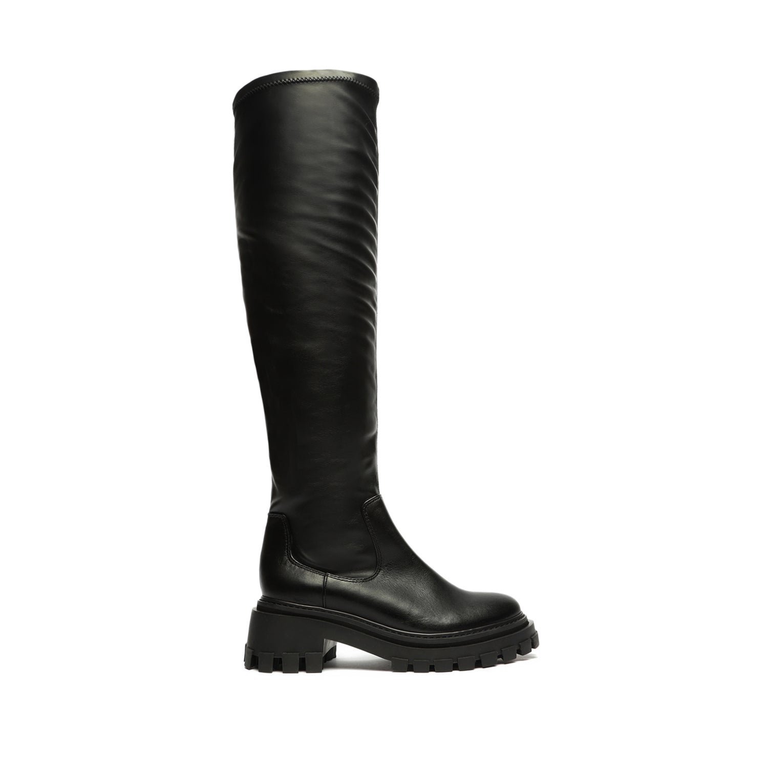 Kendy Up Leather Boot Black Nappa Leather