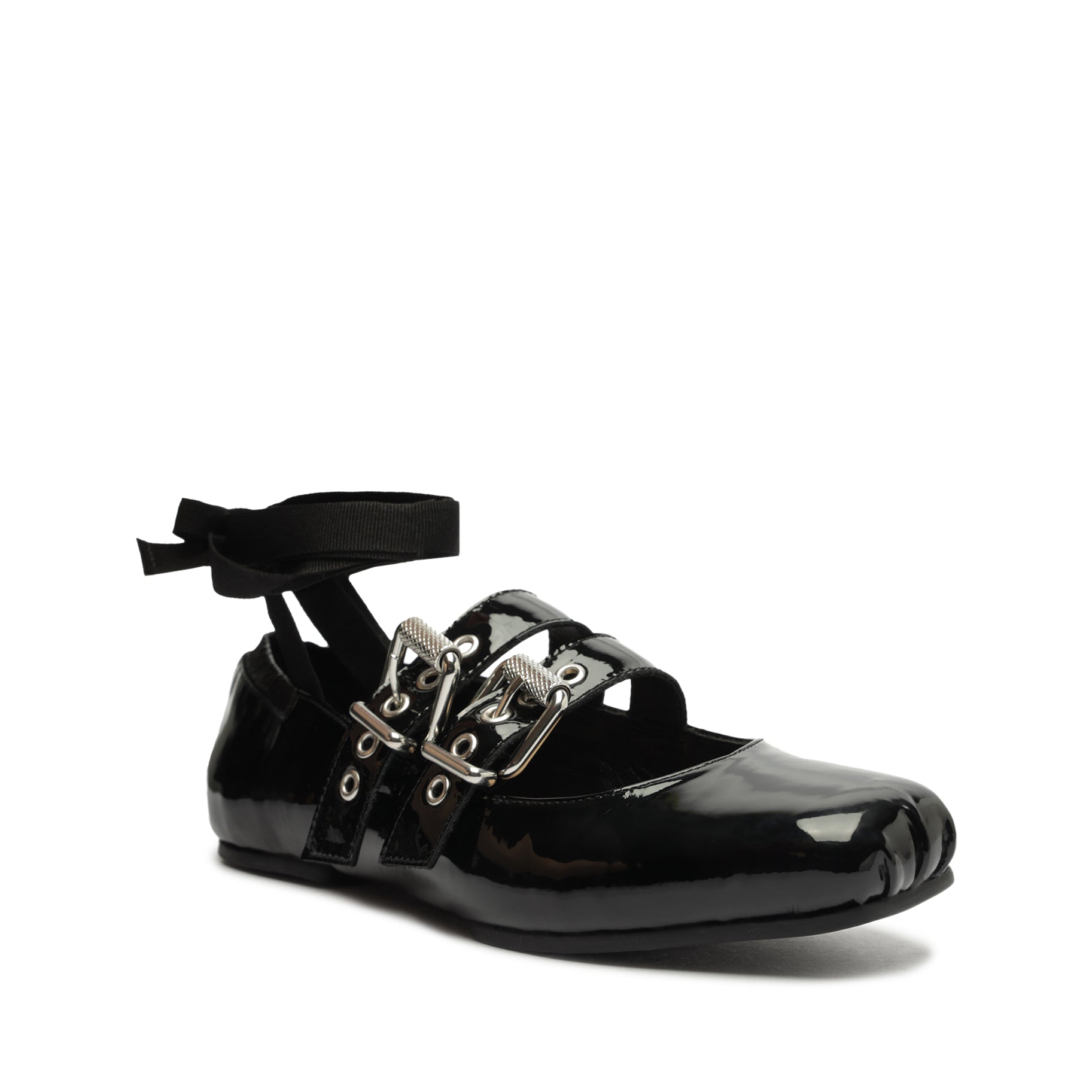 Raika Patent Leather Flat Flats PRE FALL 23    - Schutz Shoes