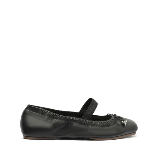 Fanny Leather Flat OLD 5 Black Leather - Schutz Shoes