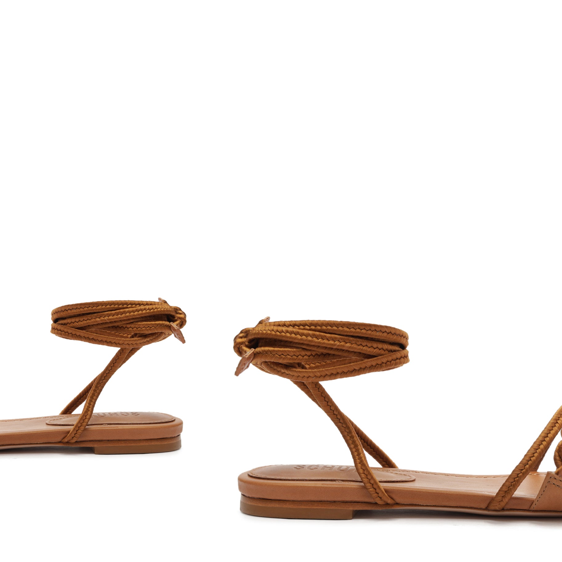 Guadalupe Atanado Leather Sandal Flats PRE FALL 23    - Schutz Shoes