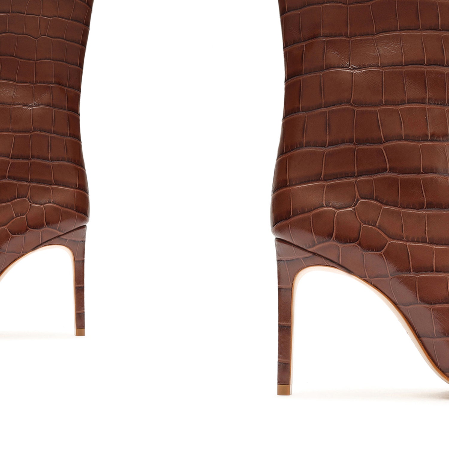 Mary Crocodile Embossed Leather Bootie Booties Pre Fall 22    - Schutz Shoes