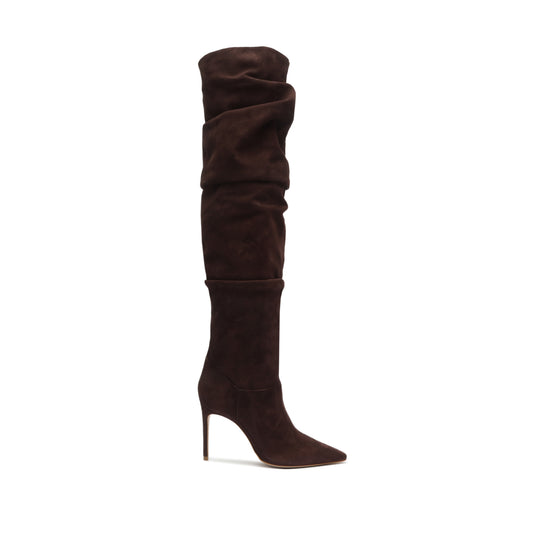 Ashlee Over The Knee Suede Boot Boots FALL 23 5 New Bison Suede - Schutz Shoes