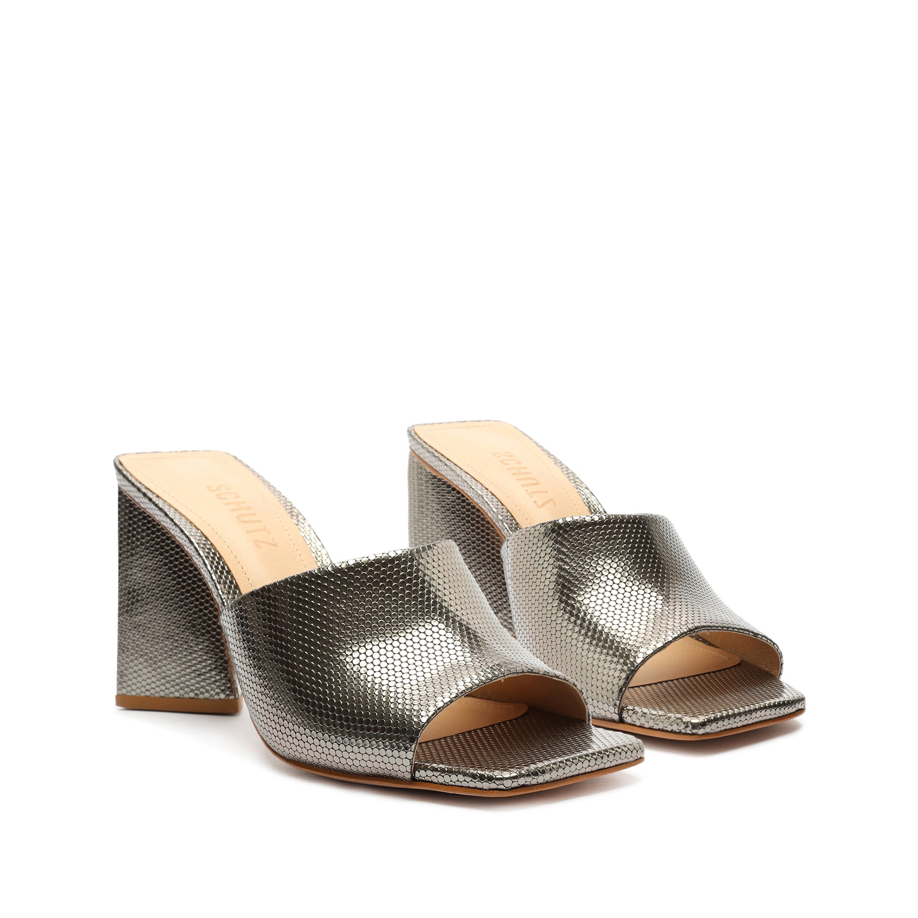 Lizah Metallic Leather Sandal Sale - Schutz Shoes