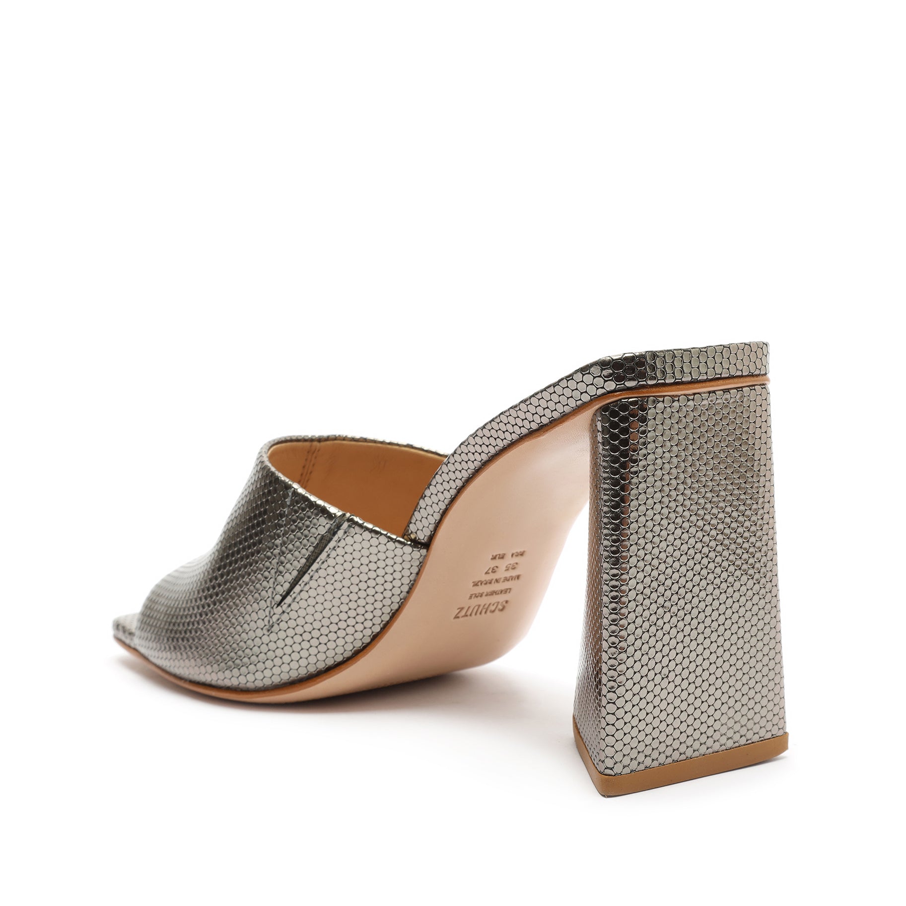 Lizah Metallic Leather Sandal Sandals Sale    - Schutz Shoes