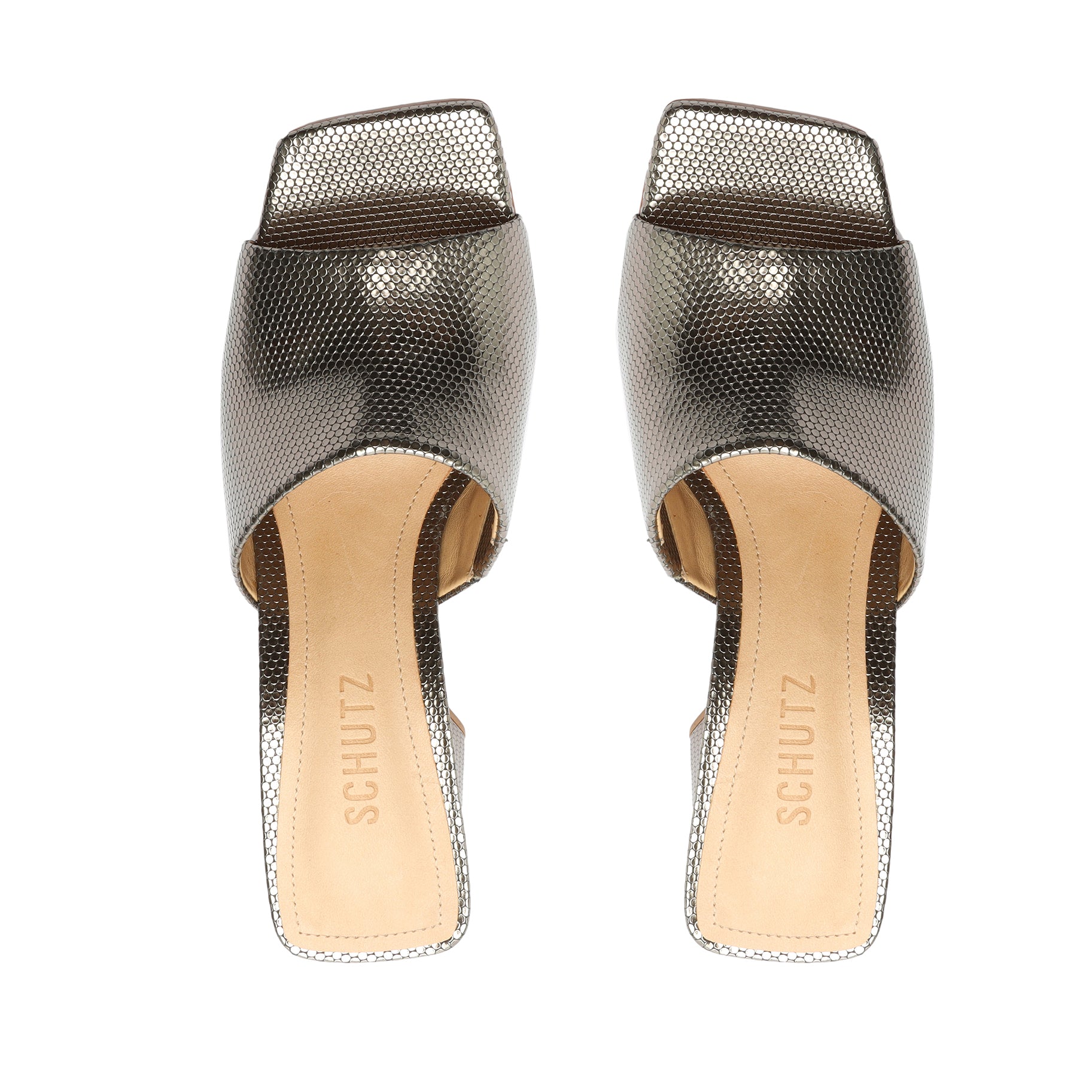 Lizah Metallic Leather Sandal Sale - Schutz Shoes