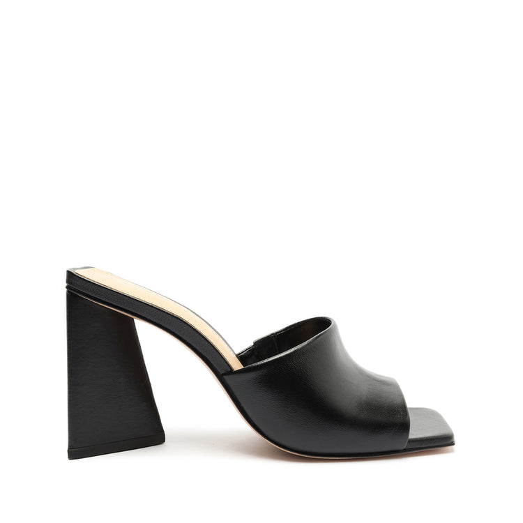 Lizah Leather Sandal Sandals Resort 22 5 Black Leather - Schutz Shoes