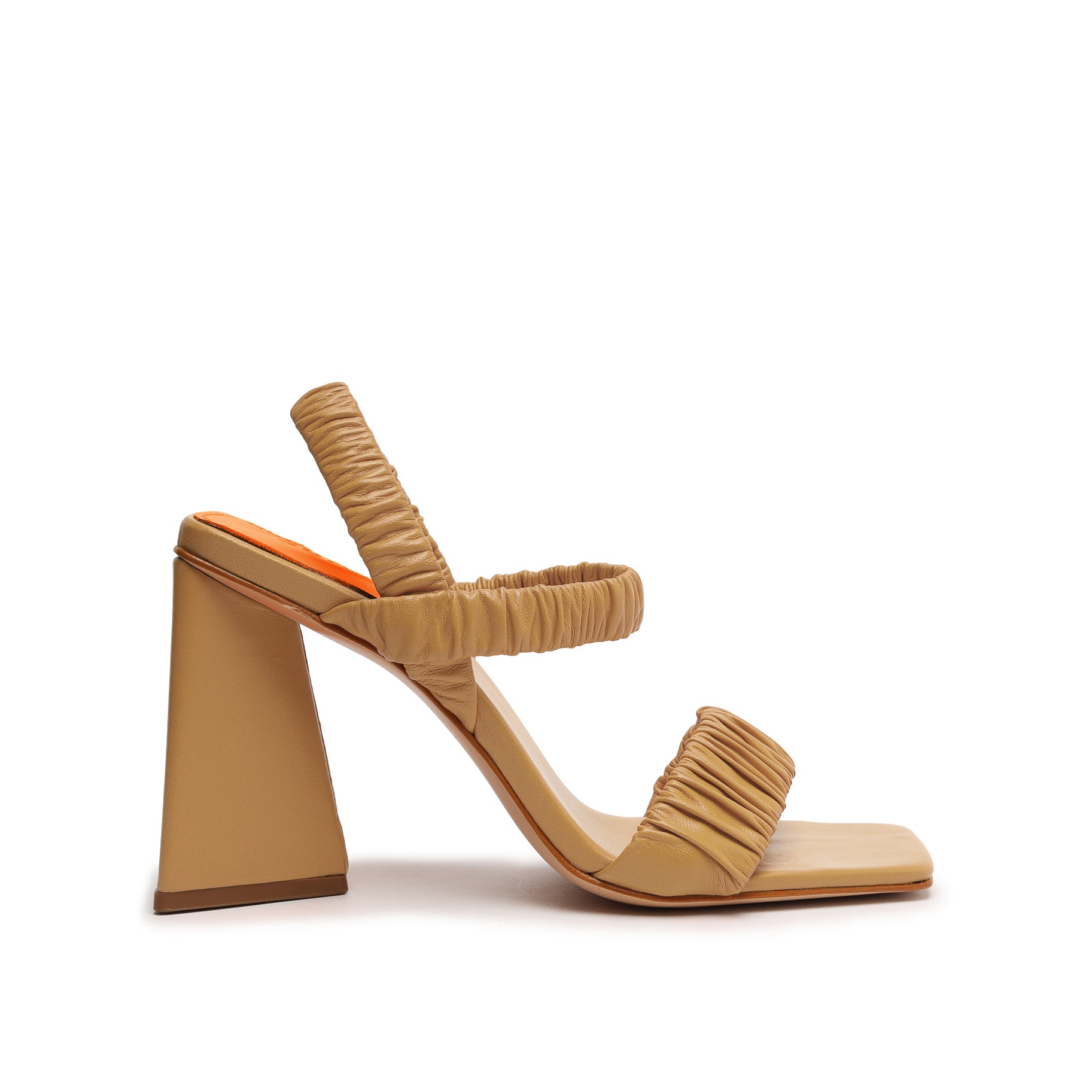 Lirah Nappa Leather Sandal Sandals Sale 5 Honey Beige Nappa Leather - Schutz Shoes