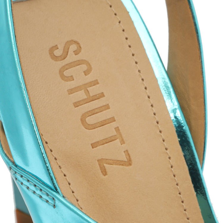 Kelly Specchio Leather Sandal Sandals Pre Fall 22    - Schutz Shoes