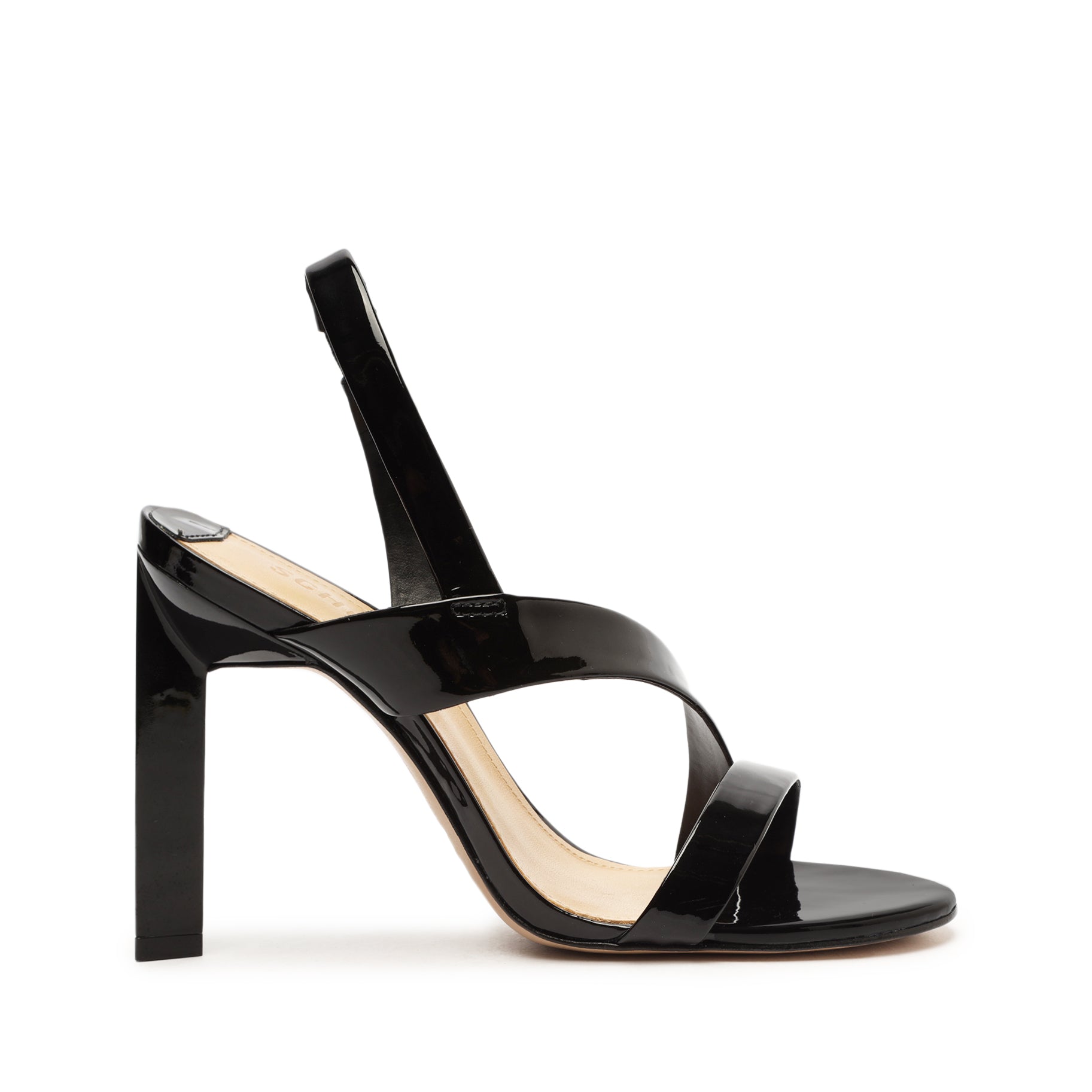 Kelly Patent Sandal Sandals Pre Fall 22 5 Black Patent Leather - Schutz Shoes