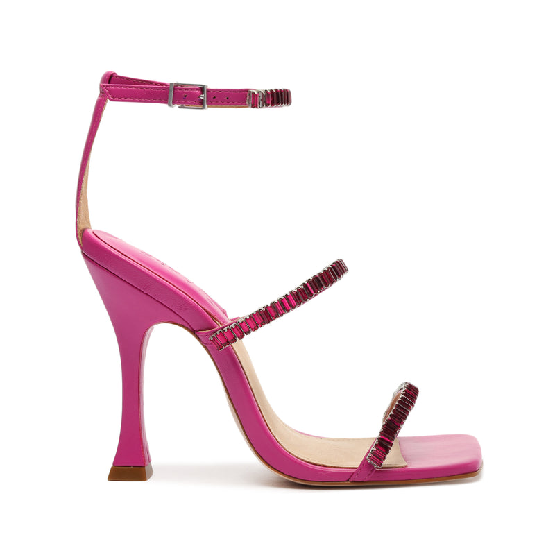 Nellina Leather Sandal Sandals Sale 5 Very Pink Nappa Leather - Schutz Shoes