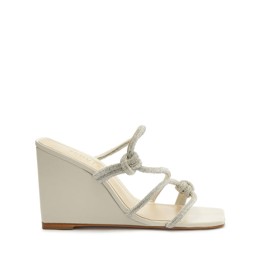 Lauryn Leather Sandal Sandals FALL 23 5 Pearl Leather - Schutz Shoes