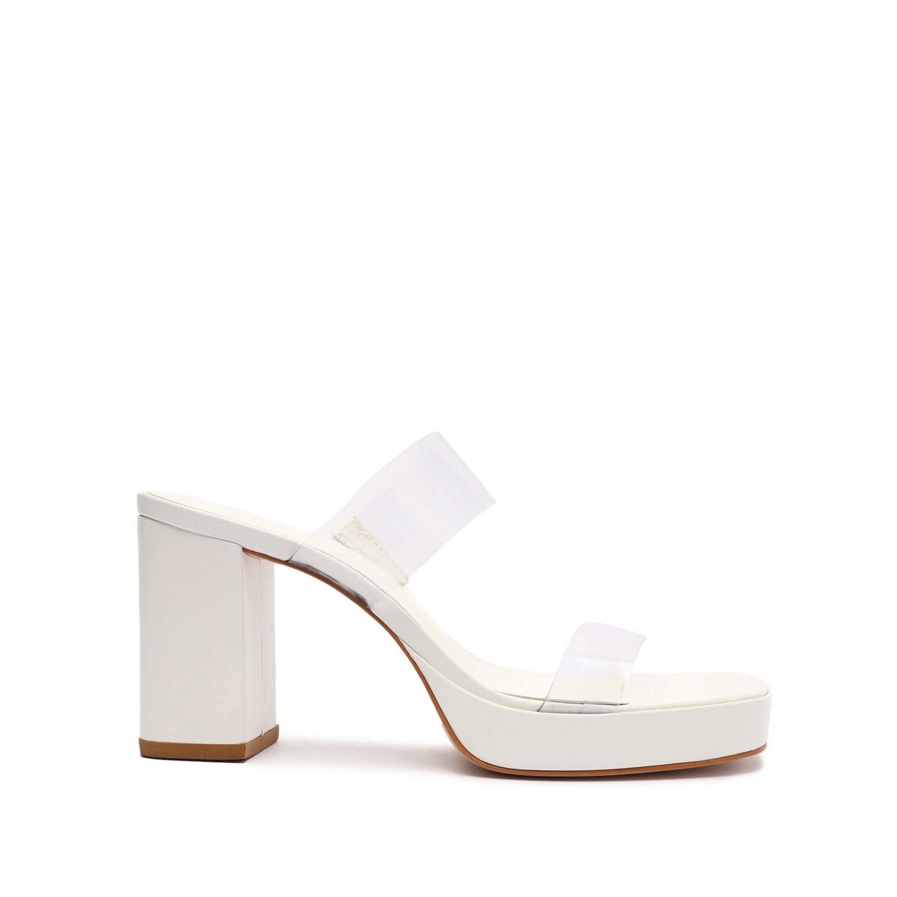 Ariella Platform Vinyl Sandal Sandals Sale 5 White Vinyl - Schutz Shoes