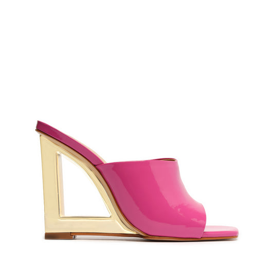 Divana Patent Sandal Pre Fall 22 5 Hot Pink Patent Leather - Schutz Shoes