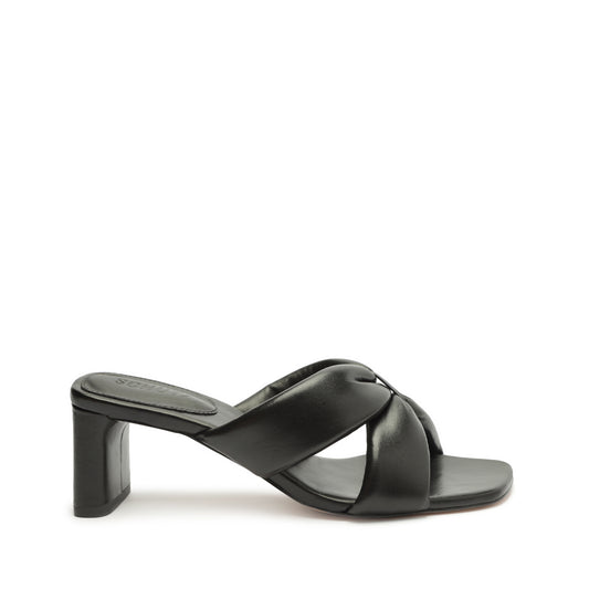 Fairy Mid Nappa Leather Sandal Sandals Spring 23 5 Black Nappa Leather - Schutz Shoes