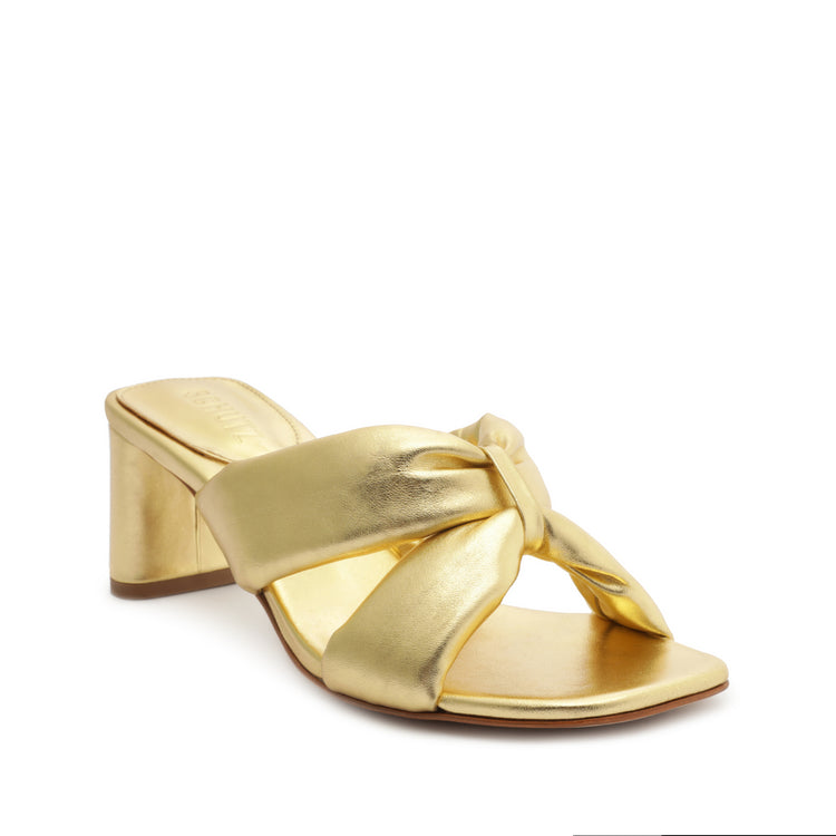 Fairy Mid Metallic Leather Sandal Sandals Spring 23    - Schutz Shoes