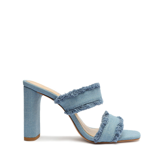 Amely Fabric Sandal 5 Summer Jeans Fabric - Schutz Shoes