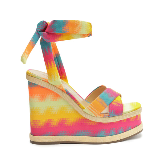 Vitoria Wave Leather Sandal Sandals OLD 5 Rainbow Wave Leather - Schutz Shoes