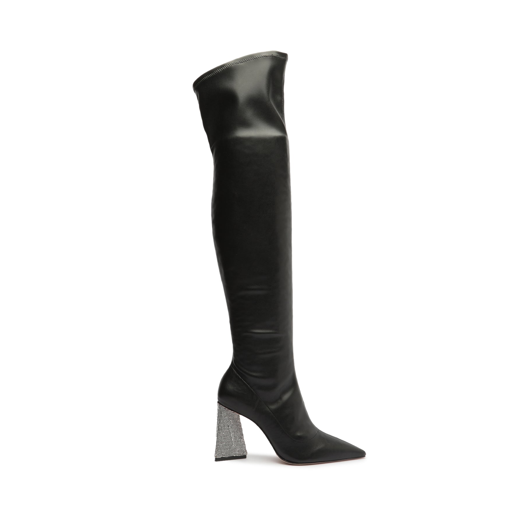 Cyrus Up Nappa Leather Boot OLD 5 Black Nappa Leather - Schutz Shoes